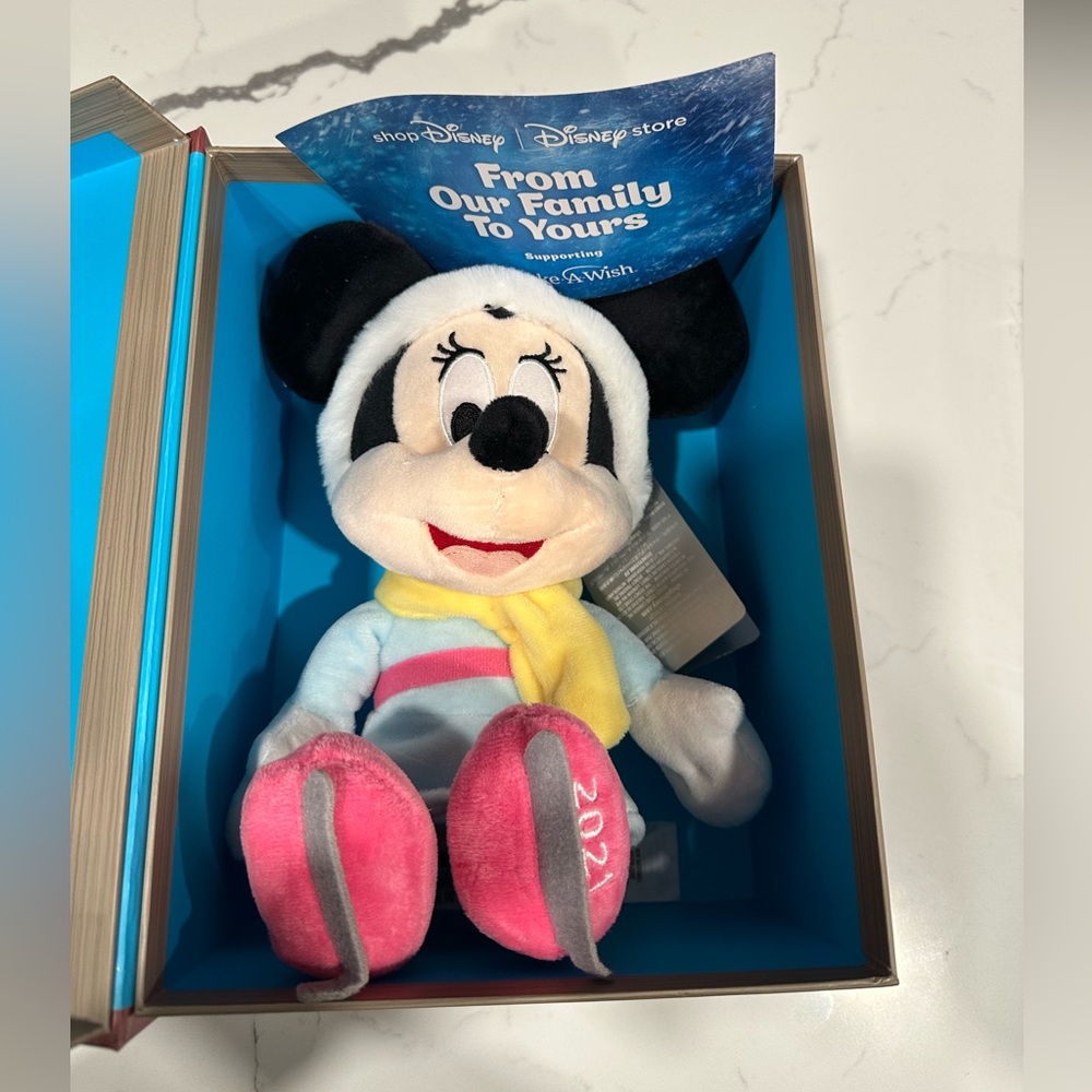 Disney Minnie Mouse Plush - Pink, White, Black, Yellow